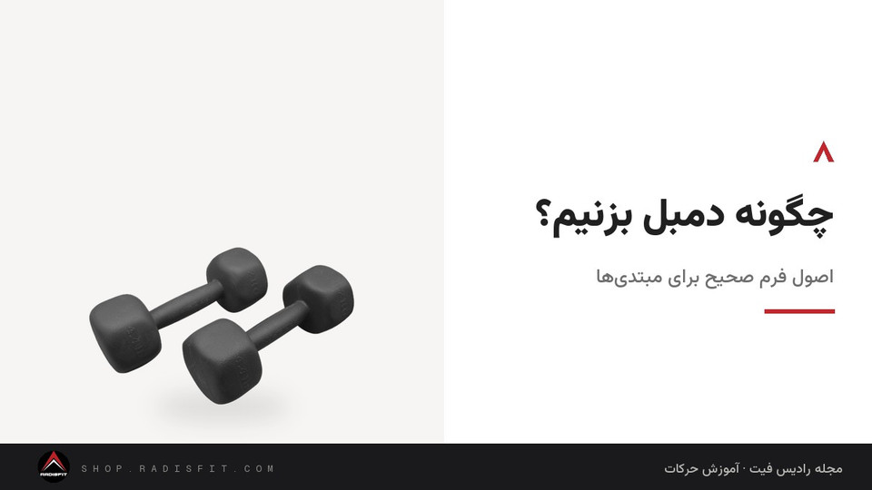 چگونه دمبل بزنیم؟ اصول فرم صحیح برای مبتدیها