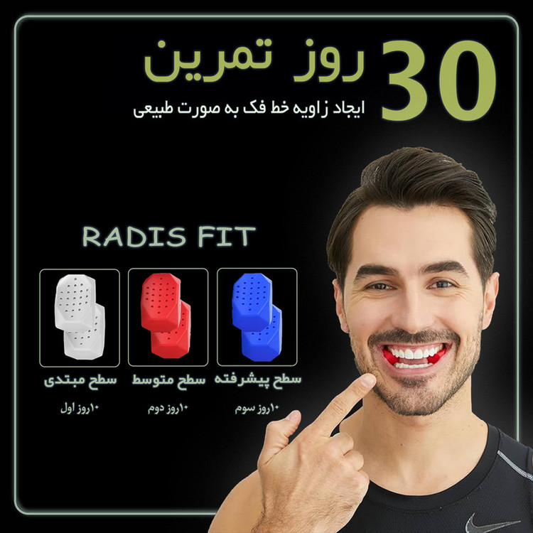 زاویه ساز فک رادیس فیت مدل Full Weight بسته شش عددی