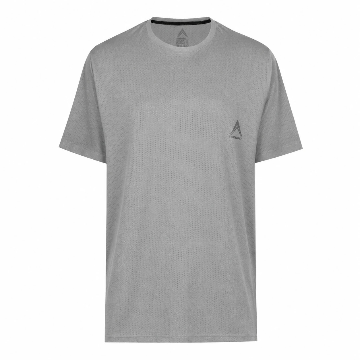 تی شرت ورزشی آستین کوتاه مردانه رادیس فیت مدل Dri-Fit Gray